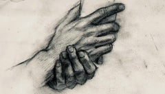Renaissance Hand Study, 1963, Ian Hornak — Drawing