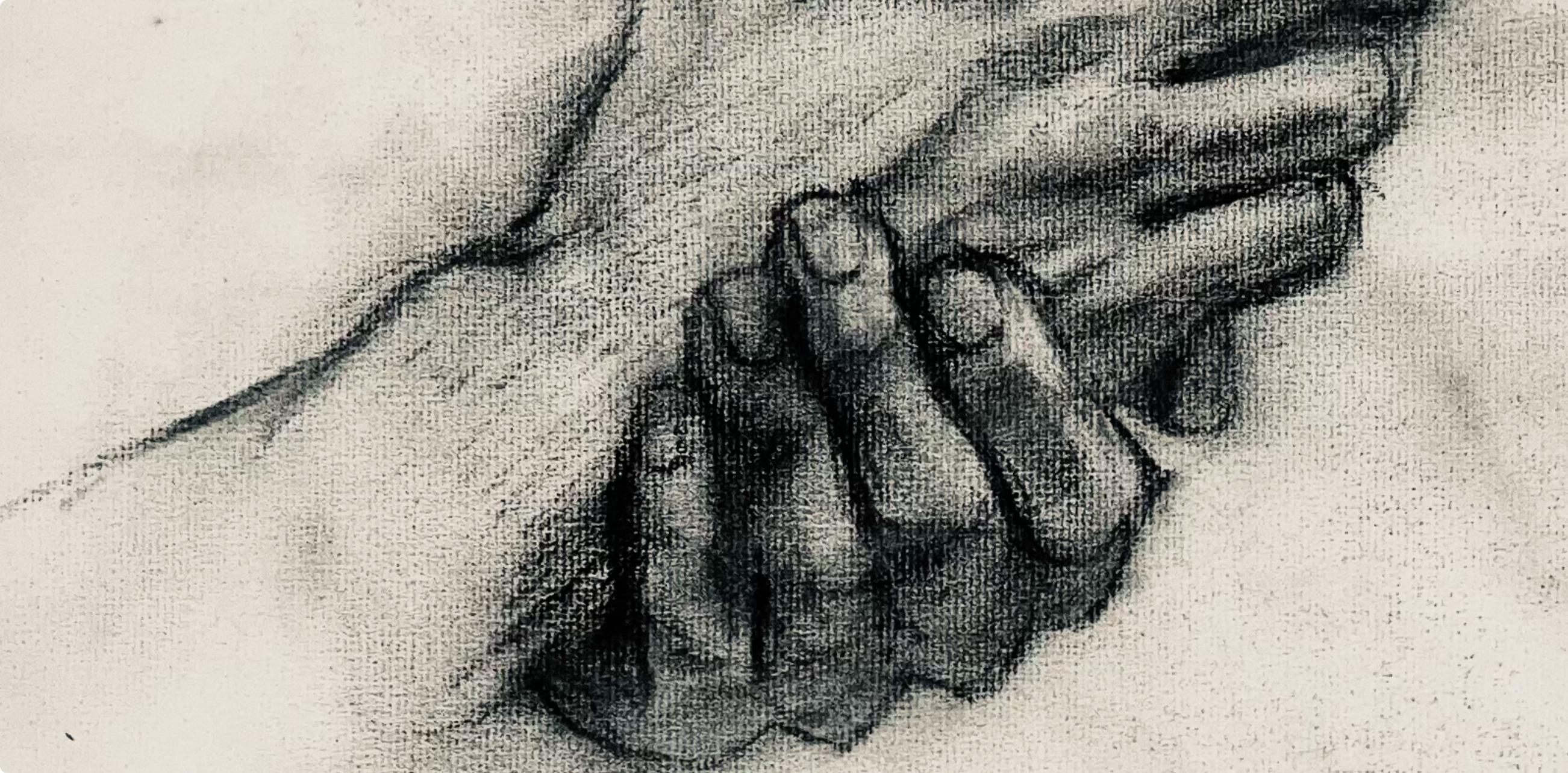 Renaissance Hand Study, 1963, Ian Hornak — Drawing For Sale 2