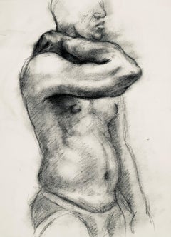 Studio di figura maschile rinascimentale, 1963, Ian Hornak - Disegno