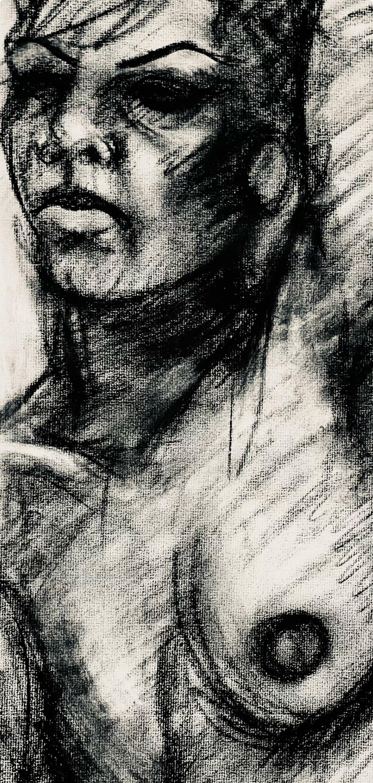 Renaissance Female Nude Figure Study, 1963, Ian Hornak — Drawing For Sale 2
