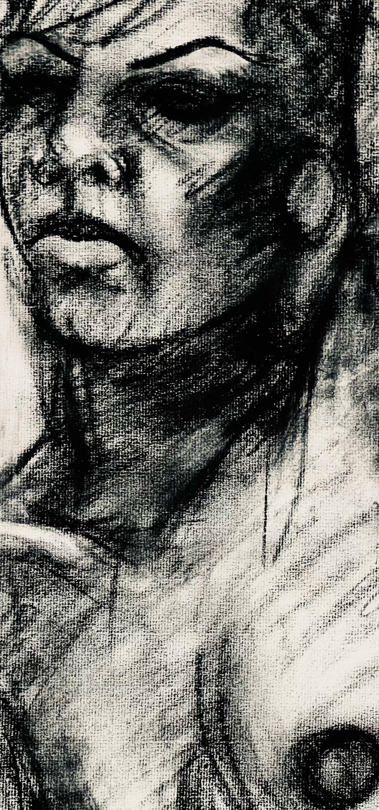 Renaissance Female Nude Figure Study, 1963, Ian Hornak — Drawing For Sale 3