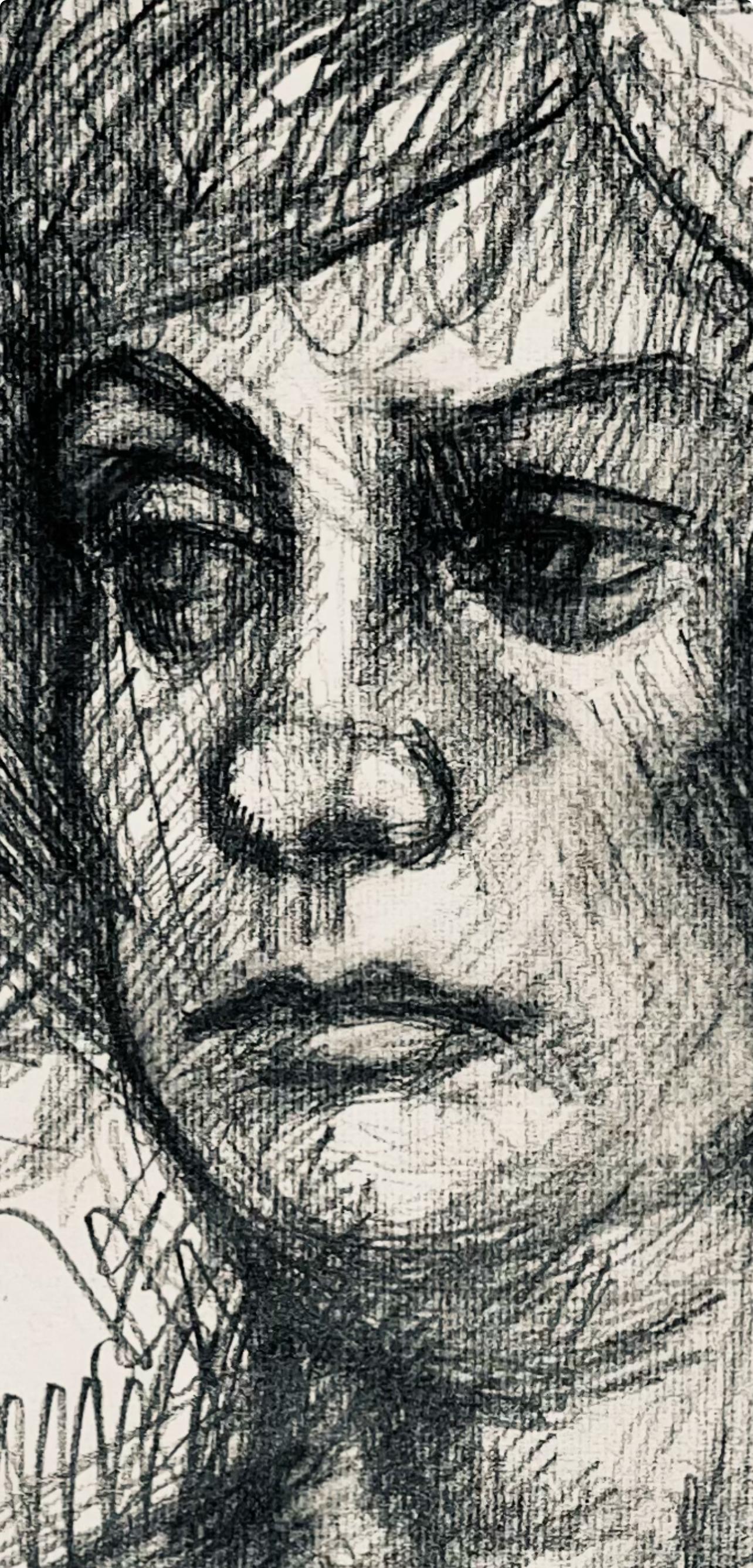 Renaissance Female Nude Figure Study, 1963, Ian Hornak — Drawing For Sale 3