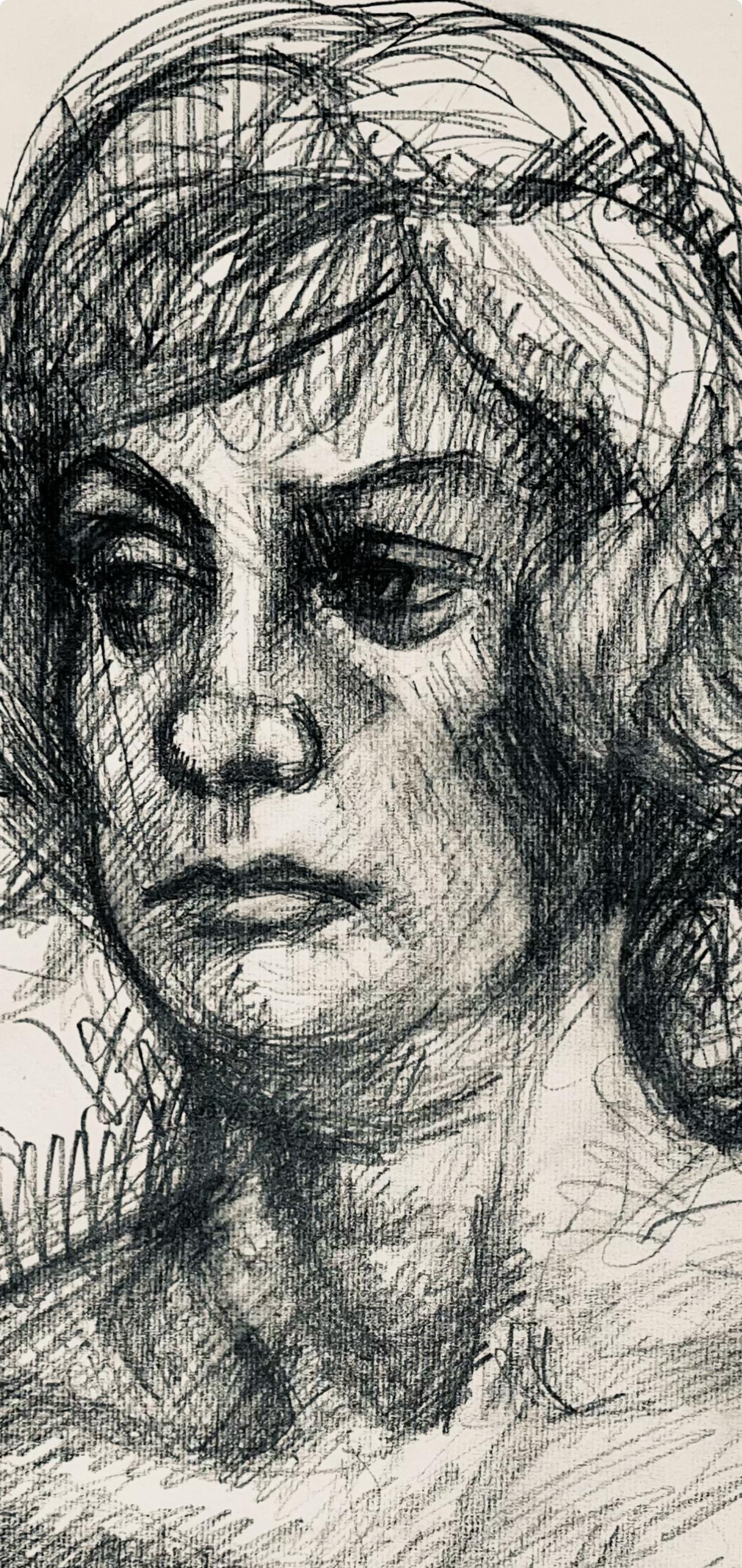 Renaissance Female Nude Figure Study, 1963, Ian Hornak — Drawing For Sale 2