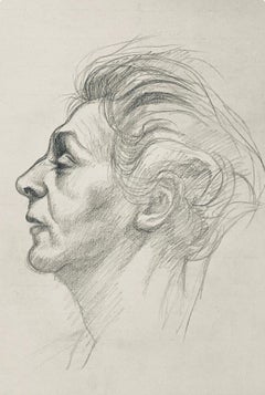 Renaissance Male Figure Study, 1963, Ian Hornak — Drawing