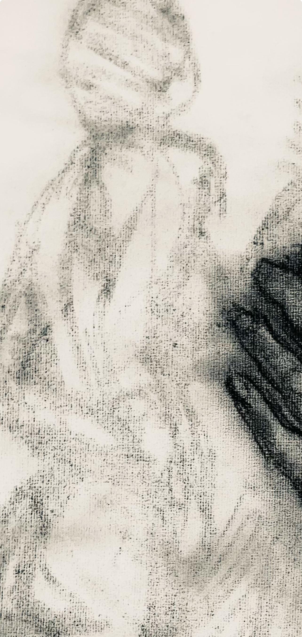 Renaissance Hand and Female Nude Study, 1963, Ian Hornak — Drawing For Sale 2