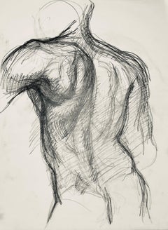 Studio di figura maschile rinascimentale, 1963, Ian Hornak - Disegno