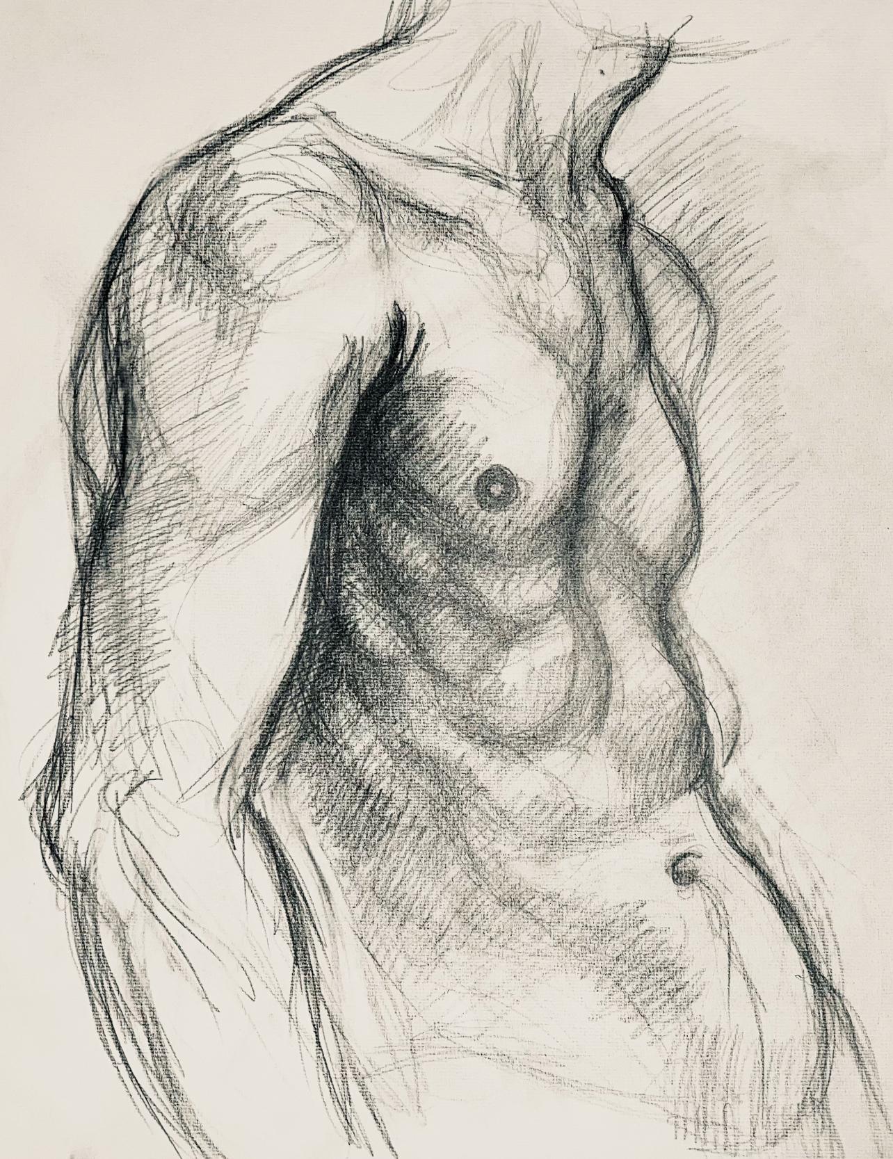 Artist: Ian Hornak (1944-2002)
Title: Renaissance Male Nude Figure Study
Year: circa 1963
Medium: Original drawing on vélin paper
Size: 18 x 23 inches
Condition: Good
Provenance: Estate of Ian Hornak, East Hampton, NY
Notes: Created during Hornak’s