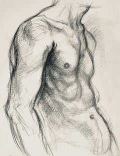 Studio di figura maschile rinascimentale, 1963, Ian Hornak - Disegno