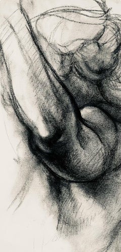 Renaissance Female Nude Figure Study, 1963, Ian Hornak — Drawing