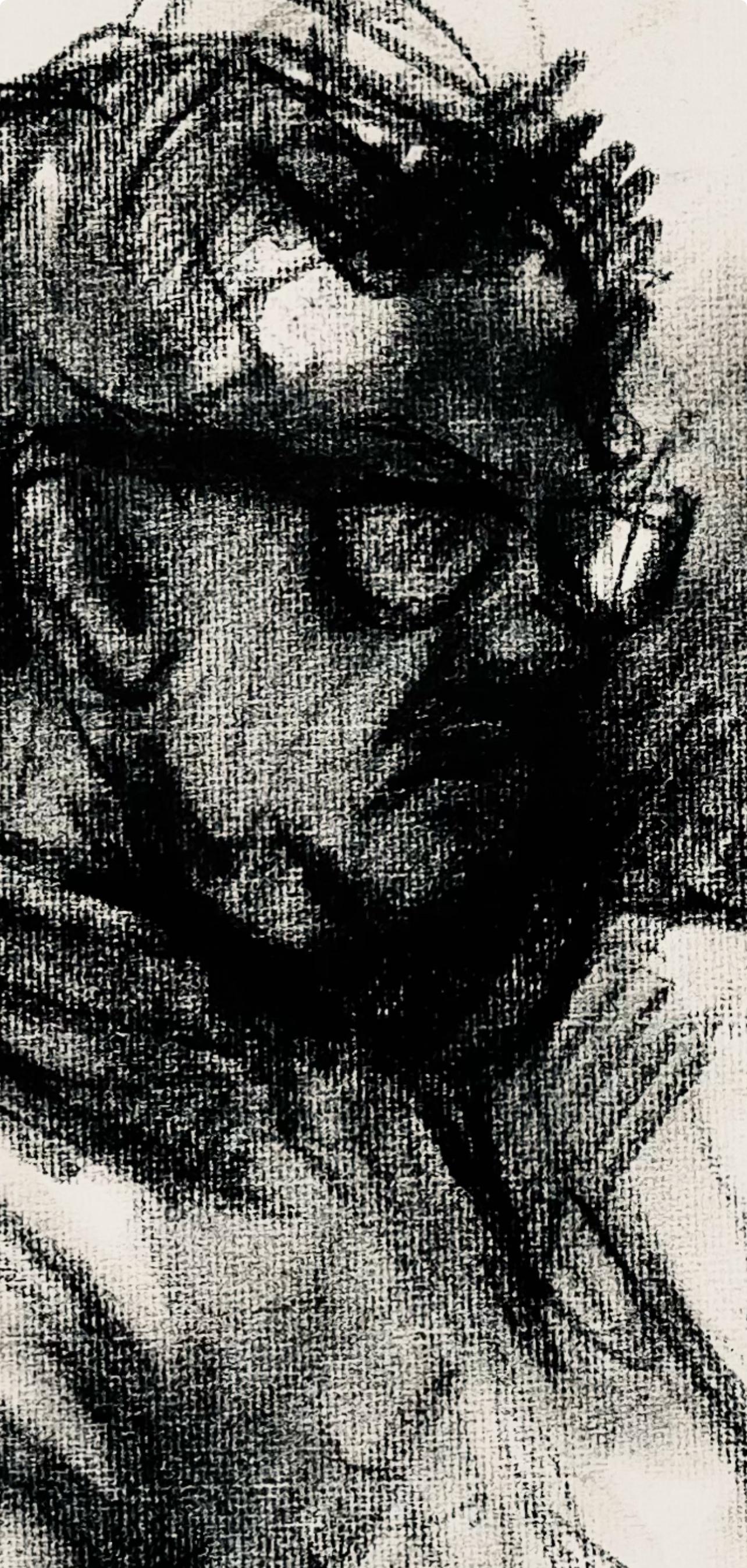 Studio di figura femminile e maschile, 1963, Ian Hornak - Disegno in vendita 4