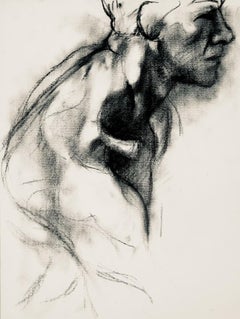 Renaissance Male Nude Figure Study, 1963, Ian Hornak — Drawing
