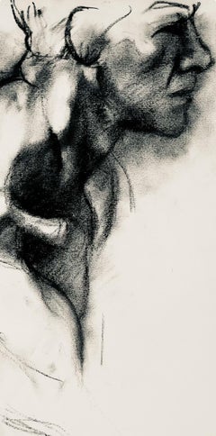 Étude de la figure du nu masculin de la Renaissance, 1963, Ian Hornak - Dessin