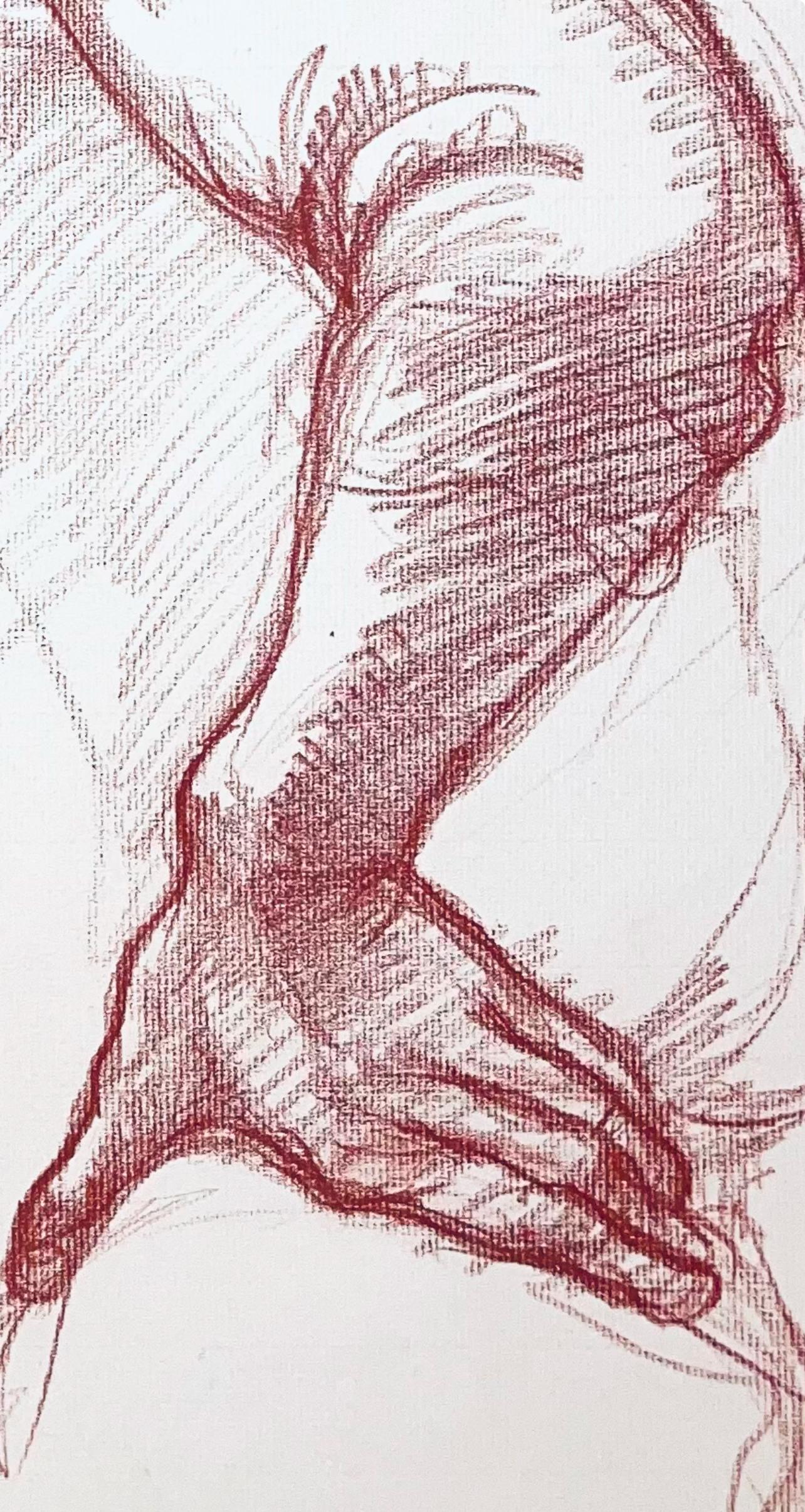 Studio di figura femminile, 1963, Ian Hornak - Disegno in vendita 3