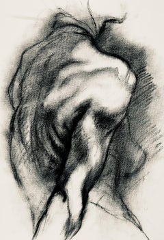Renaissance Female Nude Figure Study, 1963, Ian Hornak — Drawing