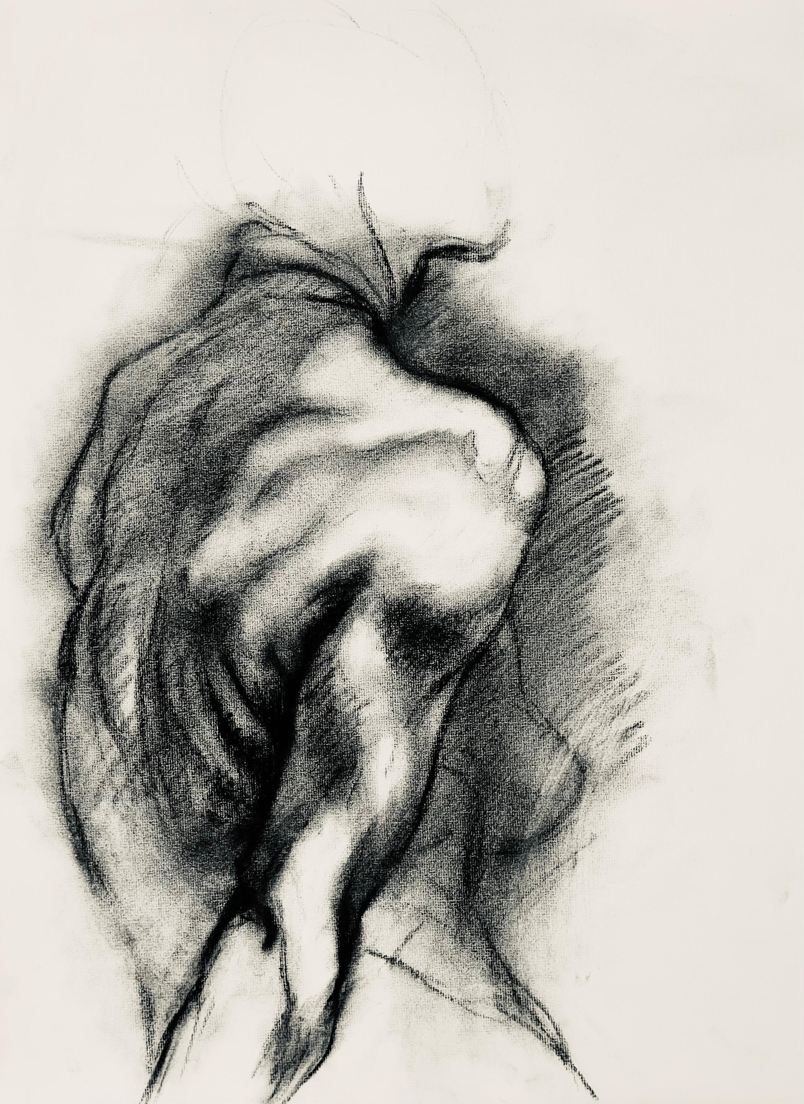 Studio di figura femminile rinascimentale, 1963, Ian Hornak - Disegno in vendita 4