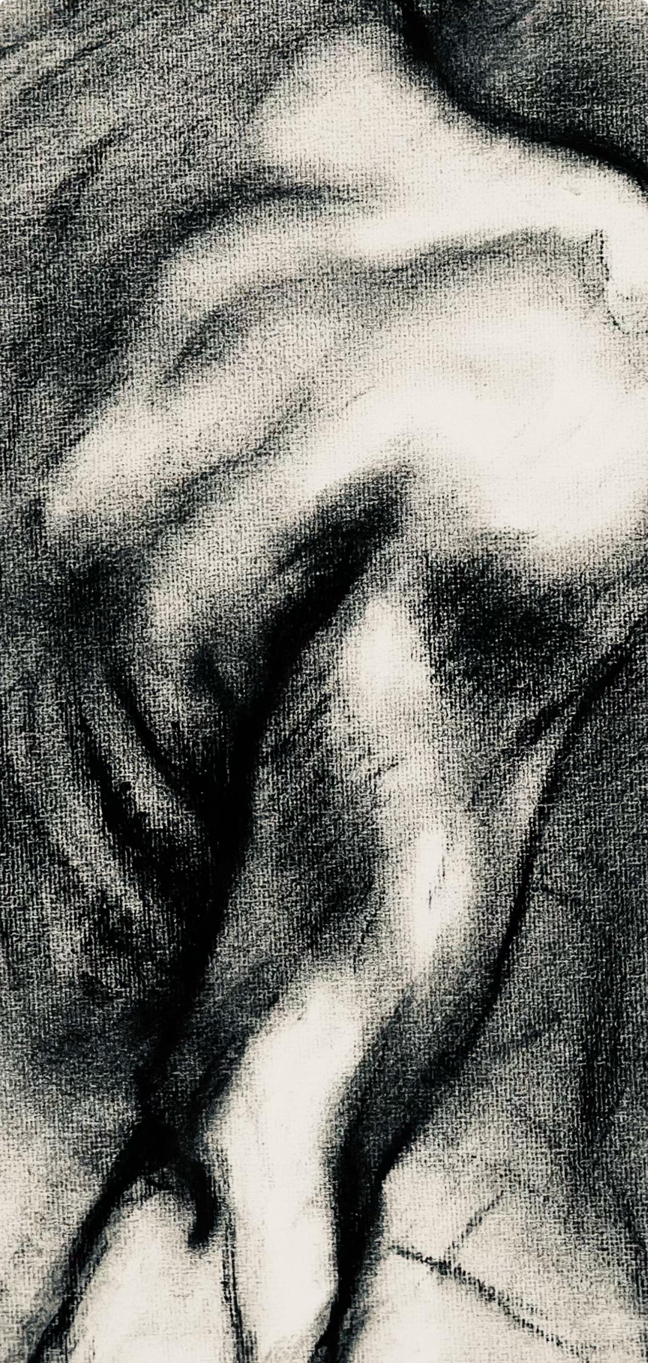 Studio di figura femminile rinascimentale, 1963, Ian Hornak - Disegno in vendita 2