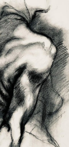 Renaissance Female Nude Figure Study, 1963, Ian Hornak — Drawing