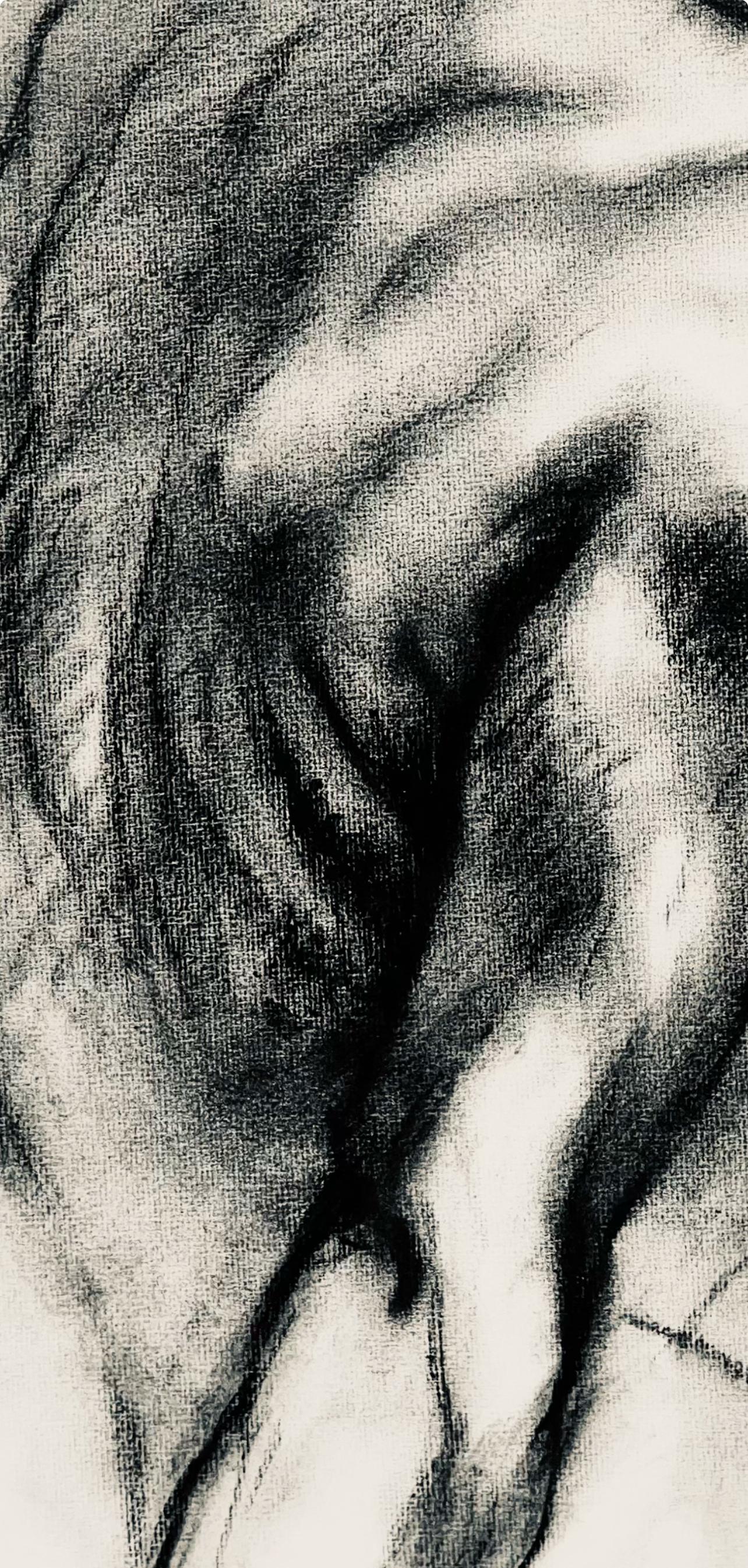 Studio di figura femminile rinascimentale, 1963, Ian Hornak - Disegno in vendita 3