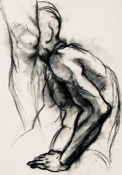 Studio di figura maschile rinascimentale, 1963, Ian Hornak - Disegno