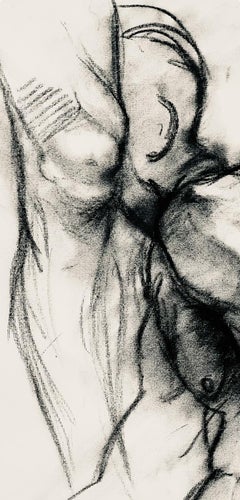 Studie eines männlichen Renaissance-Akts, 1963, Ian Hornak - Zeichnung