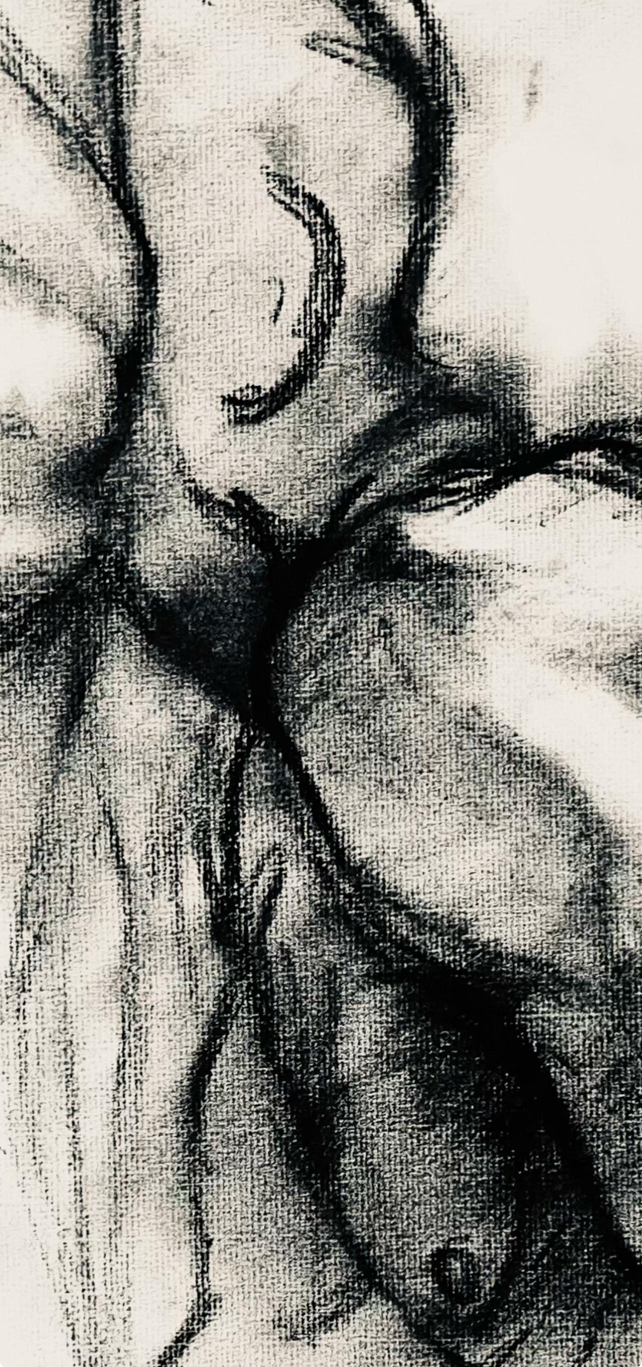 Renaissance Male Nude Figure Study, 1963, Ian Hornak — Drawing For Sale 3