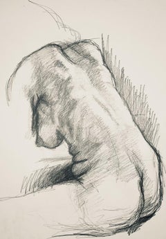 Studio di figura femminile rinascimentale, 1963, Ian Hornak - Disegno