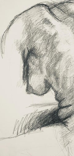 Studie eines weiblichen Renaissance-Akts, 1963, Ian Hornak - Zeichnung