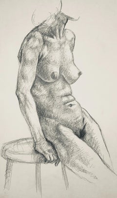 Studio di figura femminile rinascimentale, 1963, Ian Hornak - Disegno