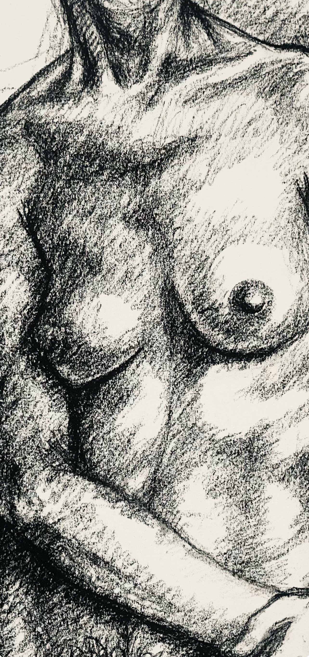 Studio di figura femminile rinascimentale, 1964, Ian Hornak - Disegno in vendita 2