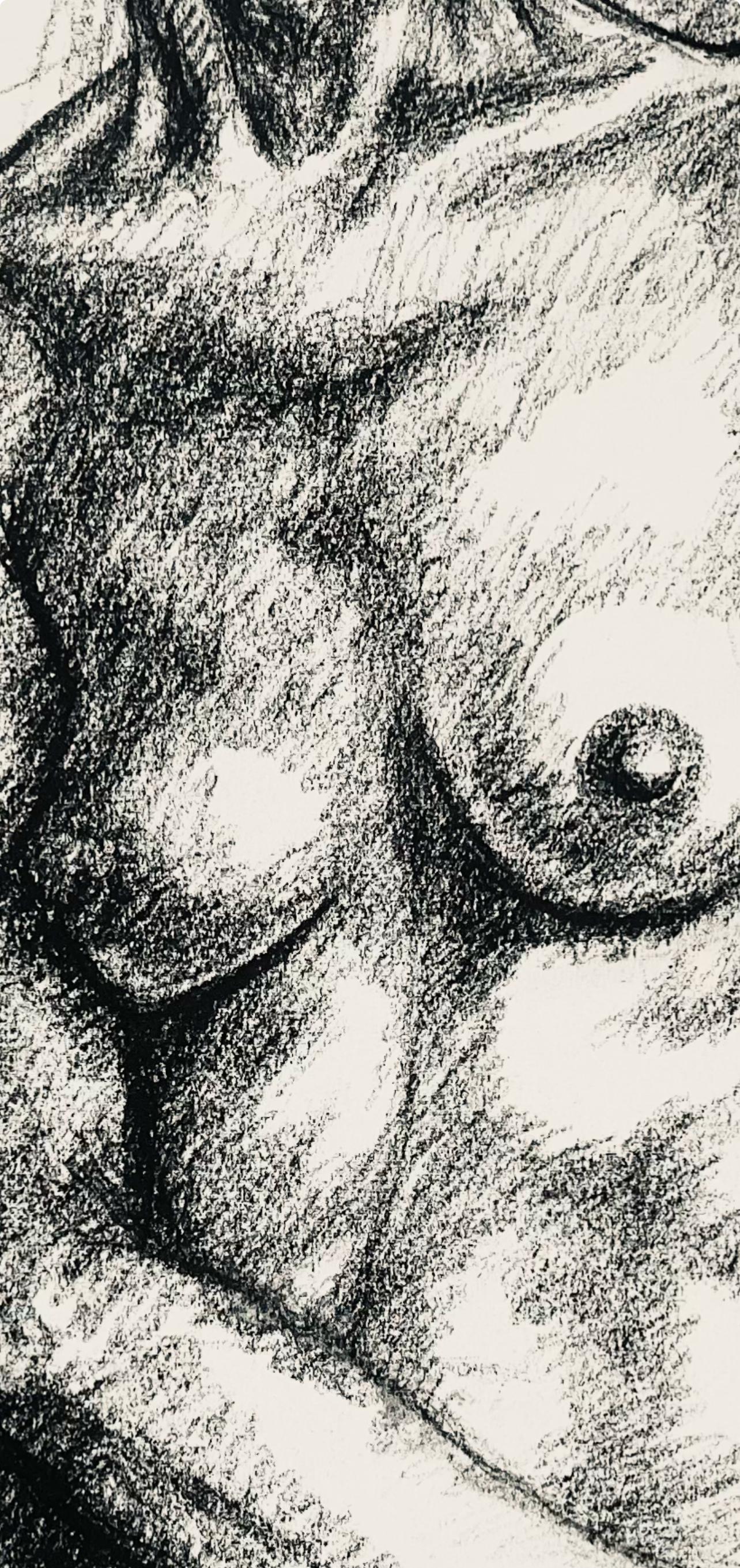 Studio di figura femminile rinascimentale, 1964, Ian Hornak - Disegno in vendita 3