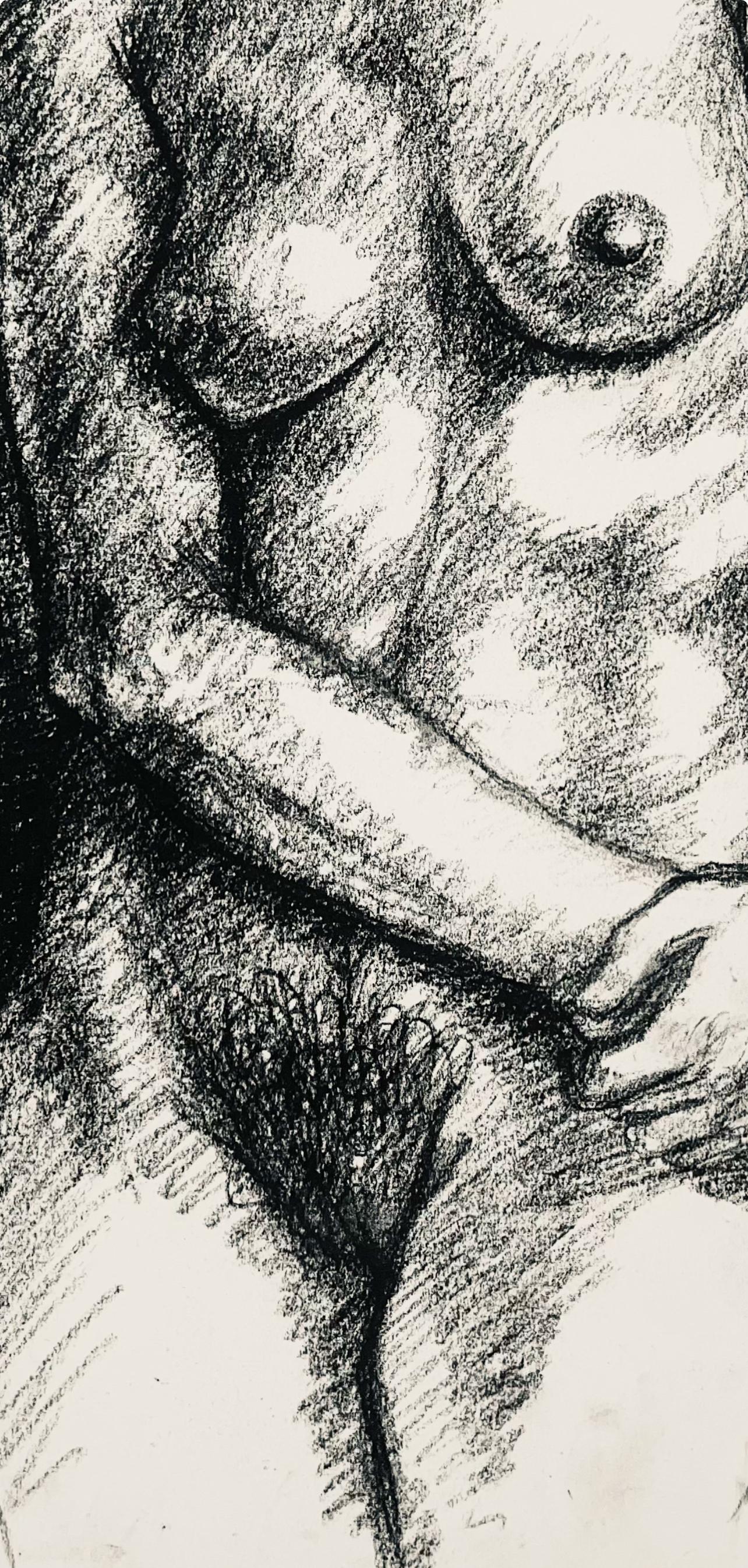 Studio di figura femminile rinascimentale, 1964, Ian Hornak - Disegno in vendita 4