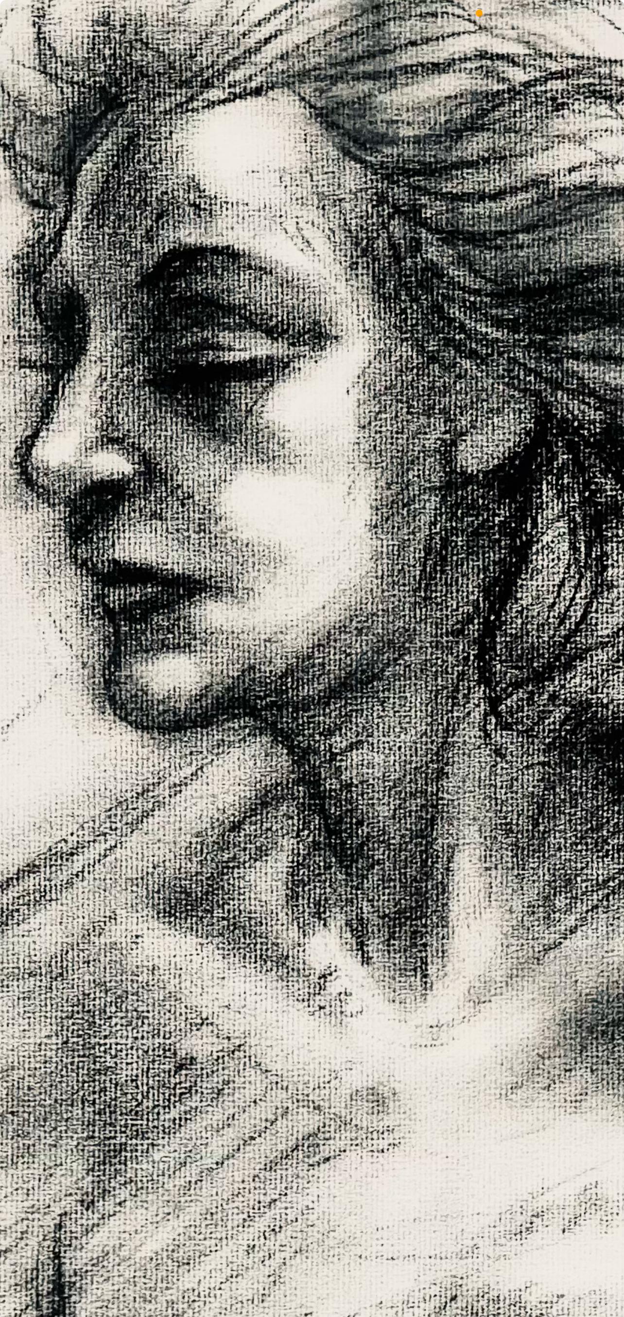 Studie eines weiblichen Renaissance-Akts, 1964, Ian Hornak - Zeichnung im Angebot 4