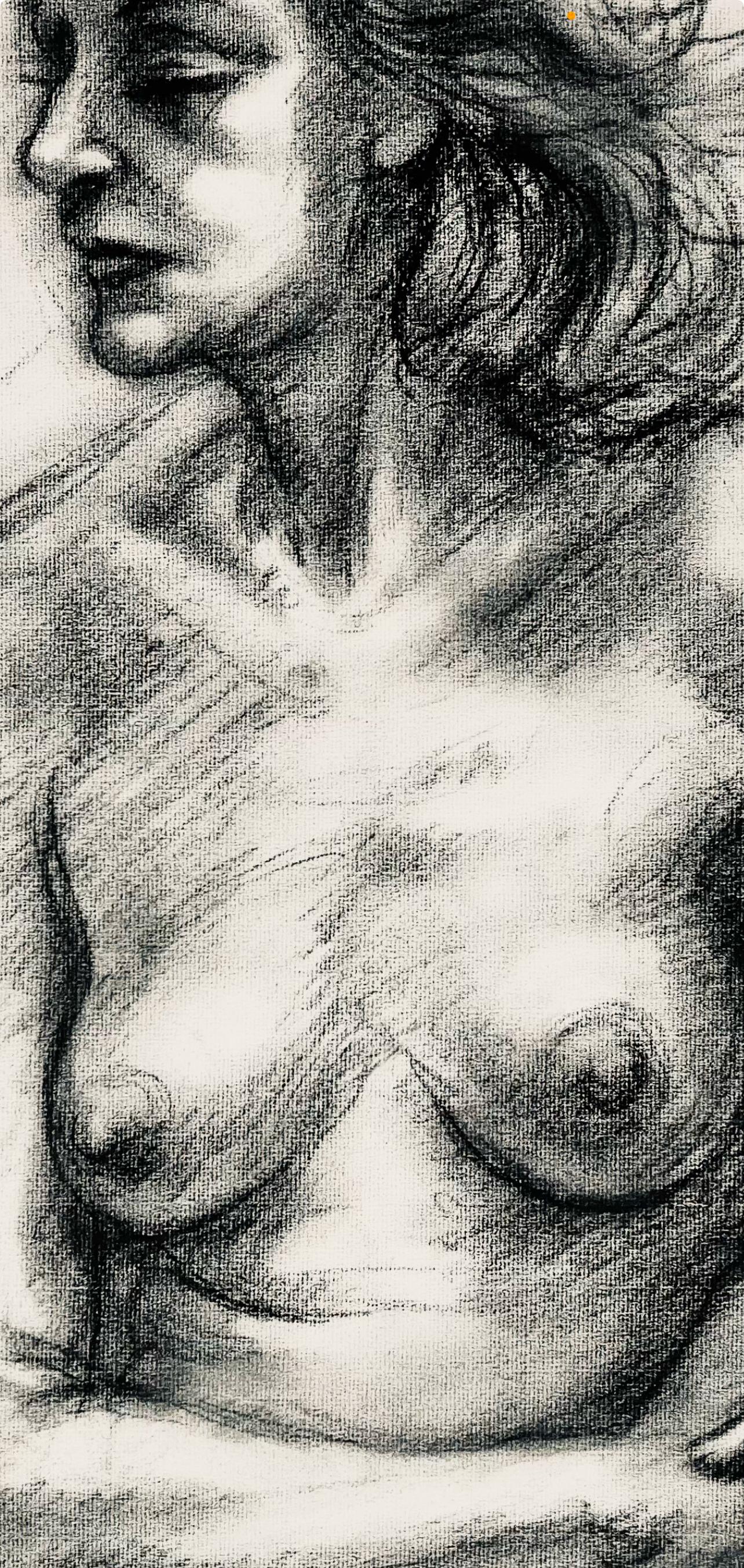 Studie eines weiblichen Renaissance-Akts, 1964, Ian Hornak - Zeichnung im Angebot 2