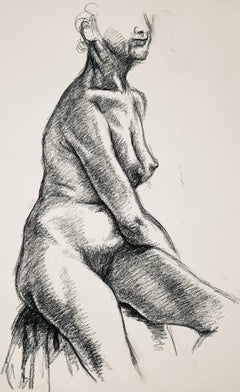 Studio di figura femminile rinascimentale, 1963, Ian Hornak - Disegno