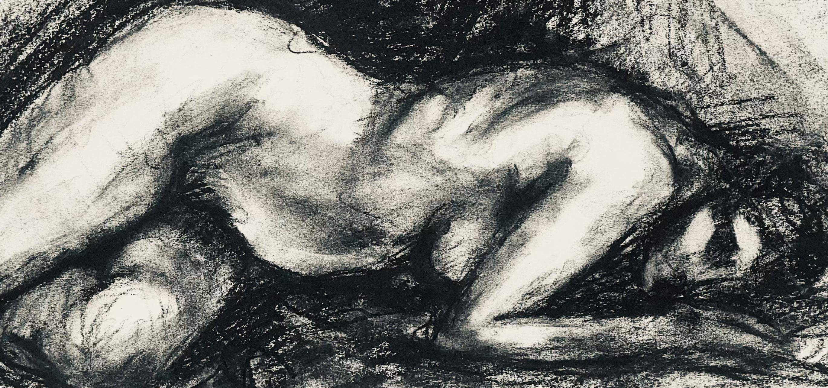 Studie eines weiblichen Renaissance-Akts, 1963, Ian Hornak - Zeichnung im Angebot 1