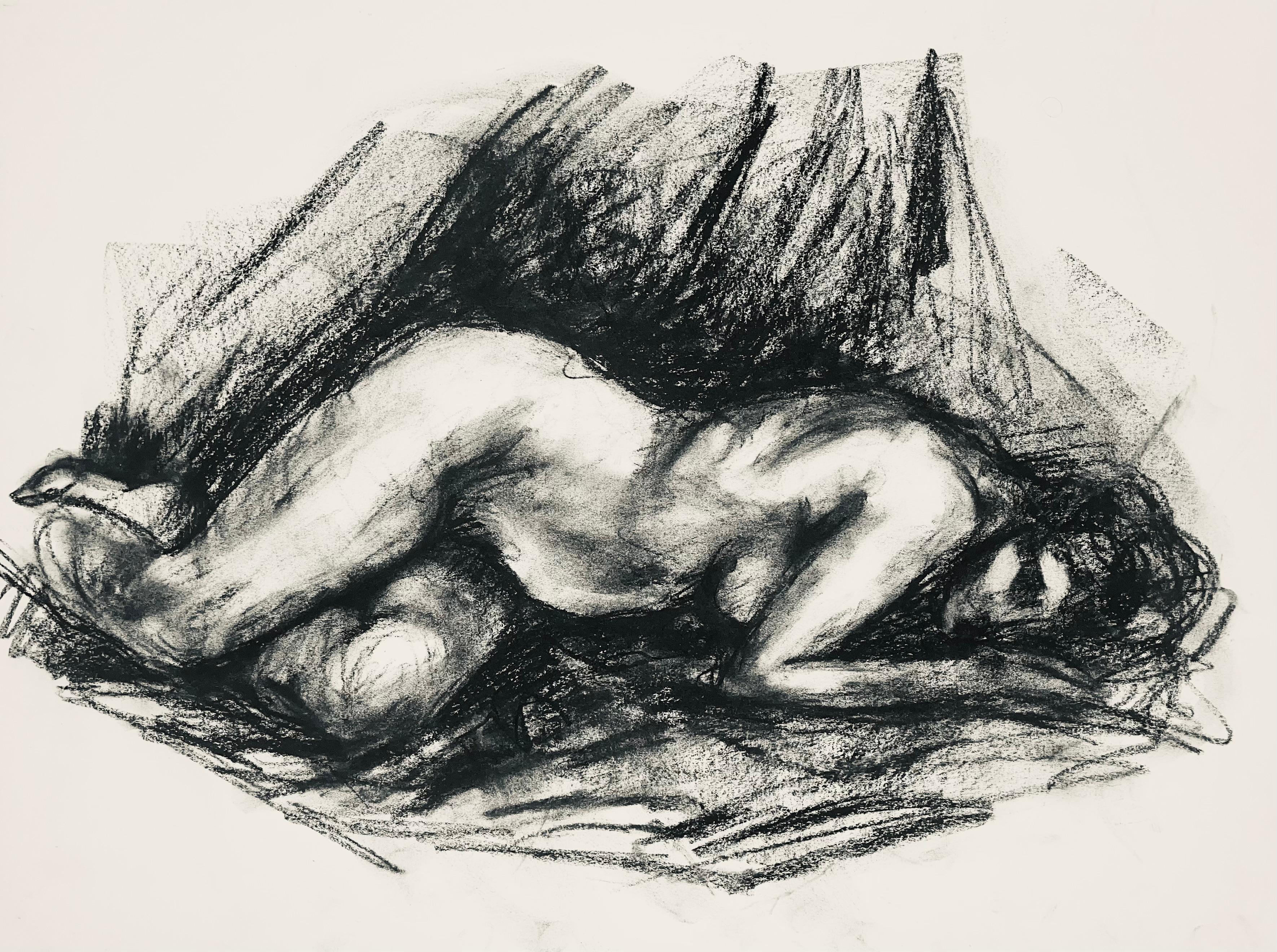 Studie eines weiblichen Renaissance-Akts, 1963, Ian Hornak - Zeichnung im Angebot 4