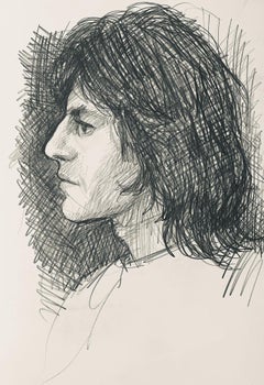 Männliche Renaissance-Figurstudie, 1964, Ian Hornak - Zeichnung