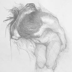Studio di figura femminile rinascimentale, 1963, Ian Hornak - Disegno