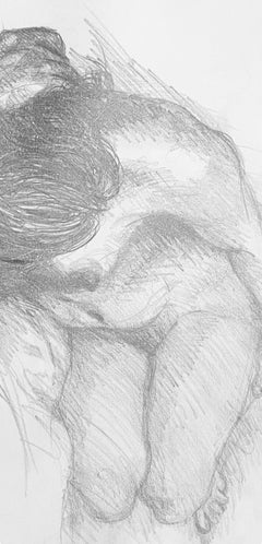 Studio di figura femminile rinascimentale, 1963, Ian Hornak - Disegno