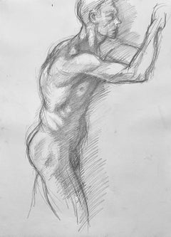 Studio di figura maschile rinascimentale, 1963, Ian Hornak - Disegno