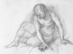 Studio di figura maschile rinascimentale, 1963, Ian Hornak - Disegno