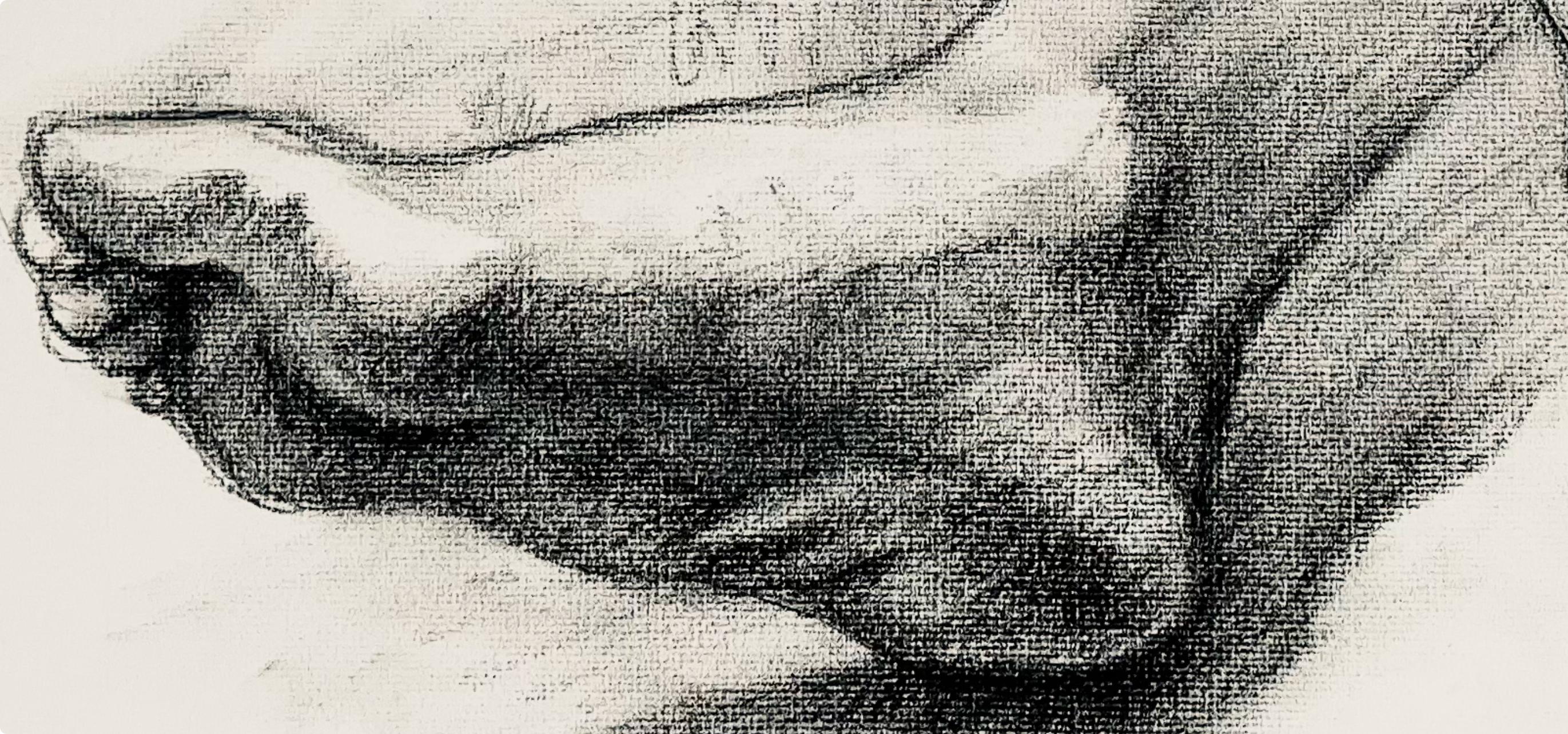 Renaissance Male Foot Figure Study, 1964, Ian Hornak — Drawing For Sale 3