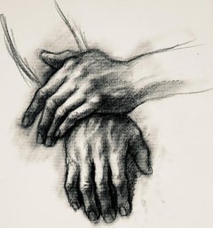 Studio di figura maschile rinascimentale, 1964, Ian Hornak - Disegno