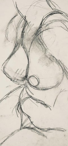 Studie eines weiblichen Renaissance-Akts, 1964, Ian Hornak - Zeichnung