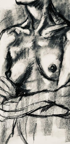 Renaissance Female Nude Figure Study, 1964, Ian Hornak — Drawing