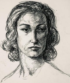 Studio di figura femminile rinascimentale, 1964, Ian Hornak - Disegno