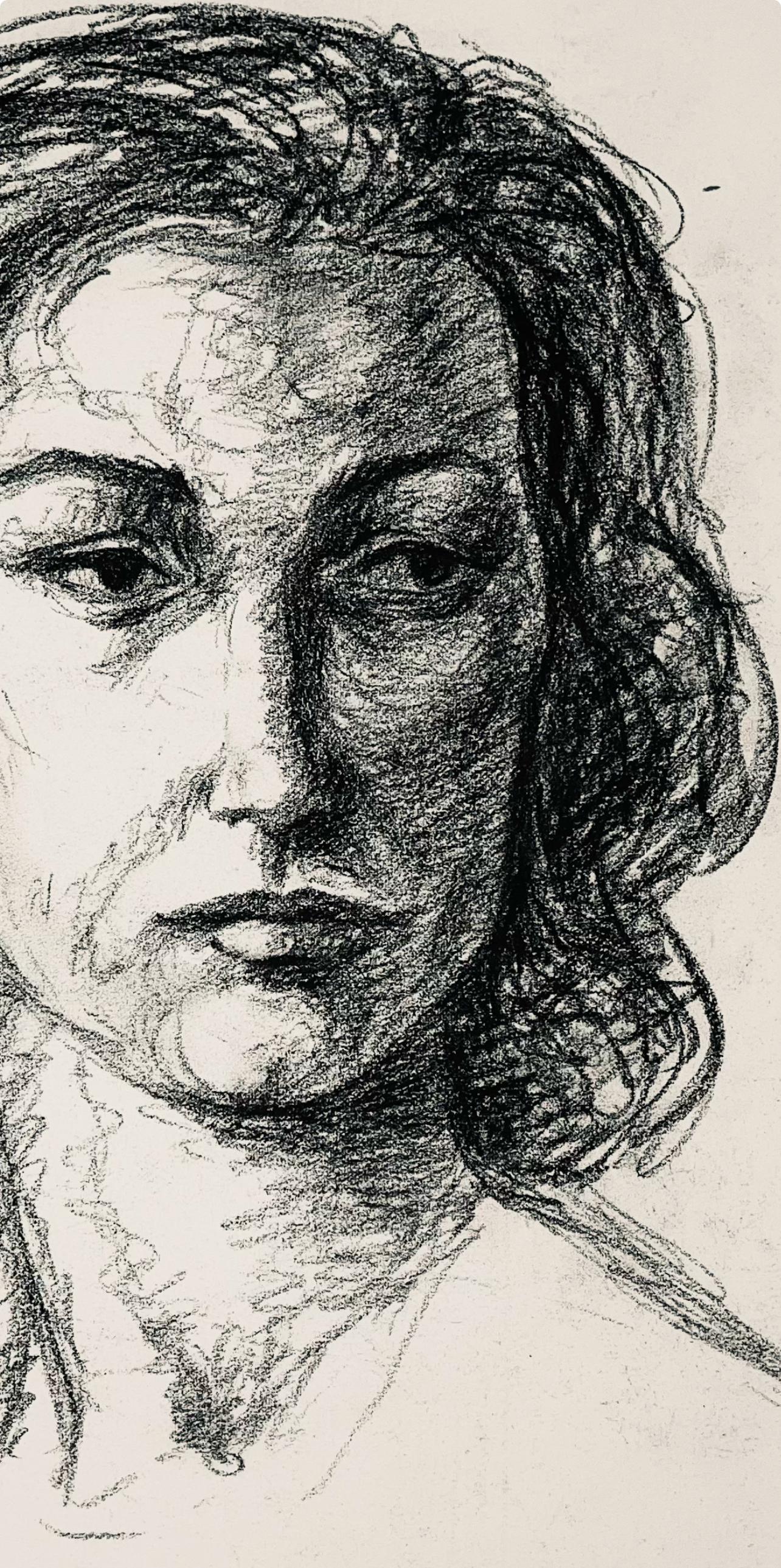 Estudio de figura femenina renacentista, 1964, Ian Hornak - Dibujo en venta 1