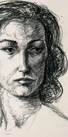 Renaissance Female Figure Study, 1964, Ian Hornak — Drawing