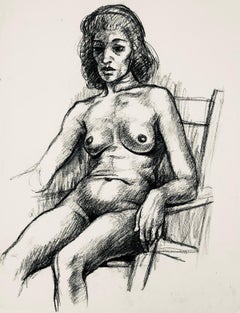 Studio di figura femminile rinascimentale, 1964, Ian Hornak - Disegno