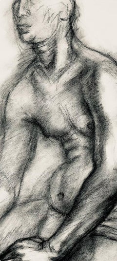 Étude de la figure du nu masculin de la Renaissance, 1964, Ian Hornak - Dessin